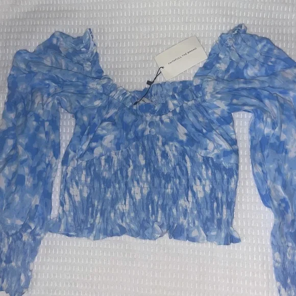 Faithfull The Brand Willow Top- Roos Tye Dye - Picture 4 of 10